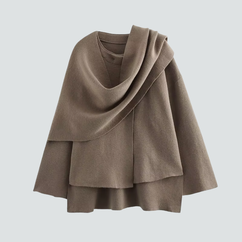 Schal-Mantel für Damen