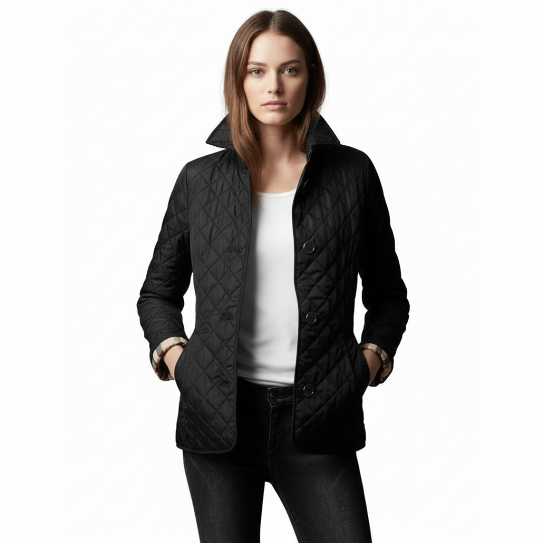 Quilted button-up jacket for women | Versatile outerwear