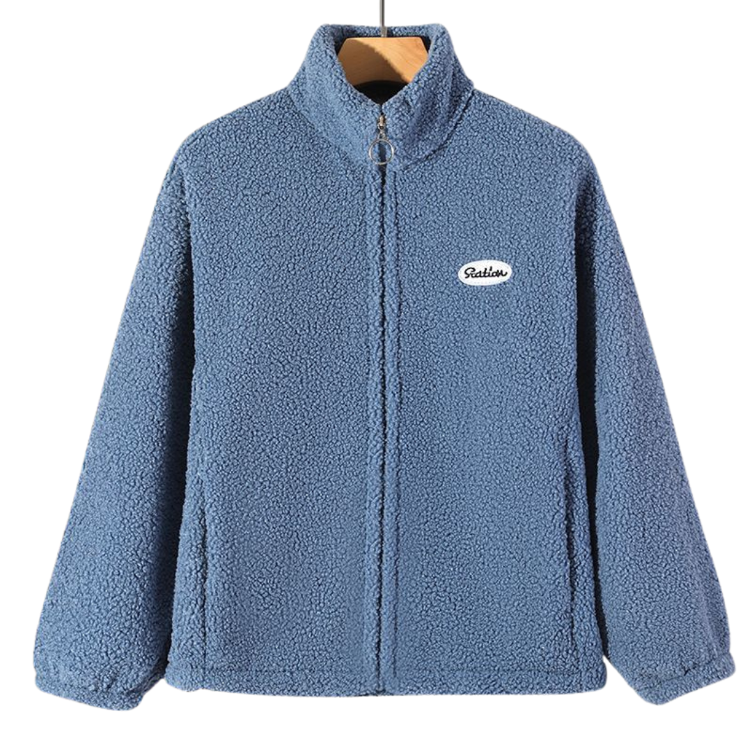 Fleece Teddy Jacke Damen | Gefütterte Jacke mit Innenfutter