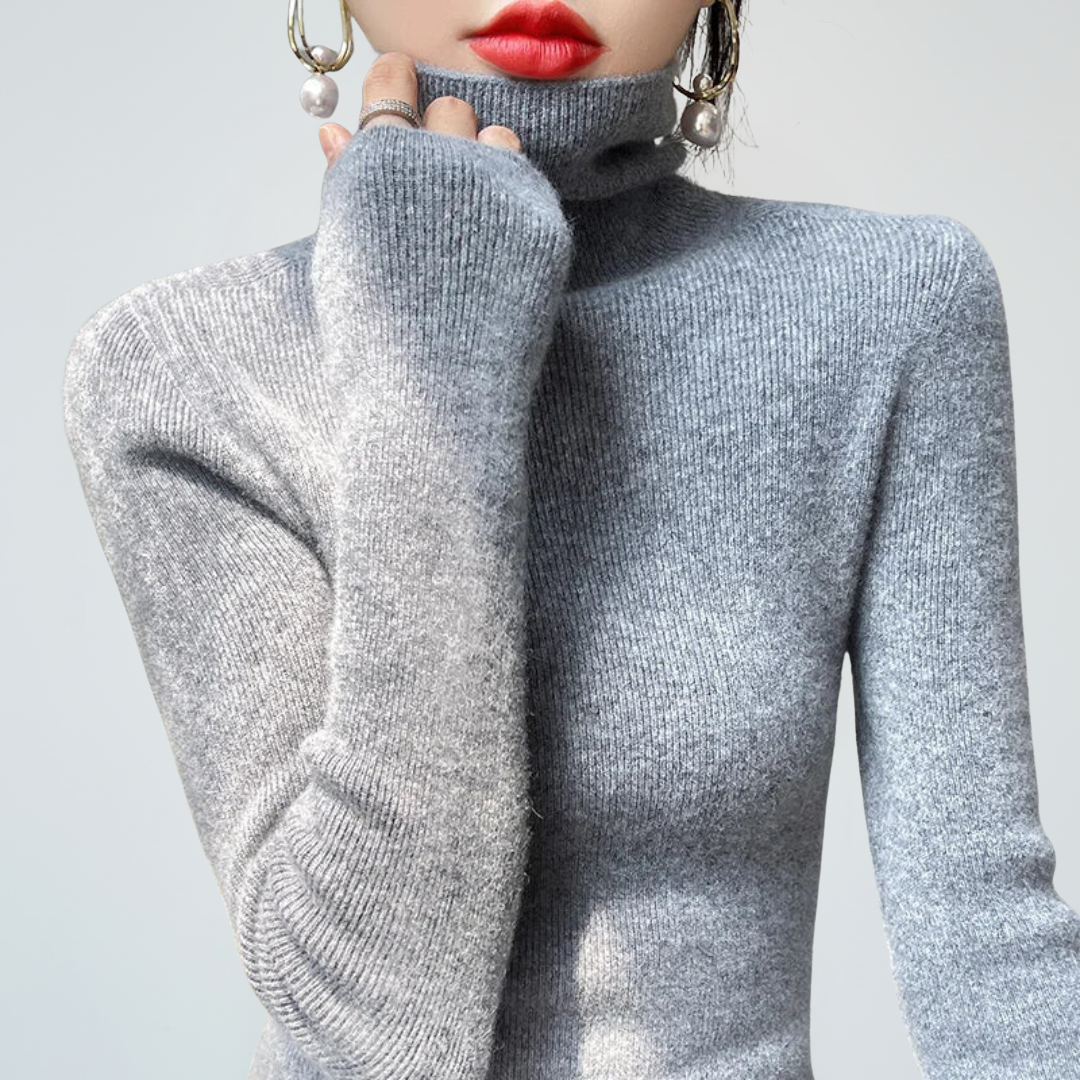 Rollkragen-Pullover für Damen | Lässige Strickmode