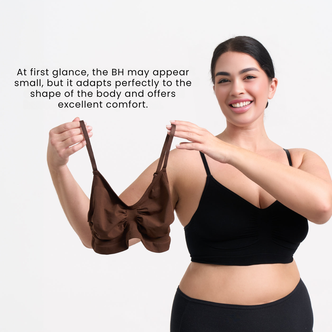 Seamless Bra for Women | V-neck | Push up
