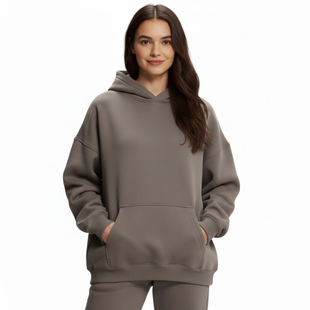 Kapuzenpulli mit normaler Passform für Damen