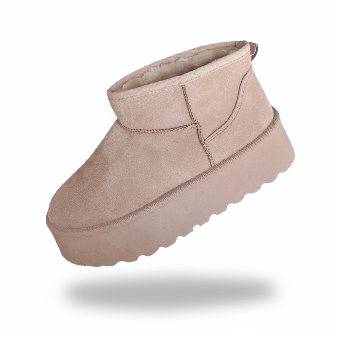 Gefütterte Plateau-Stiefel für Damen