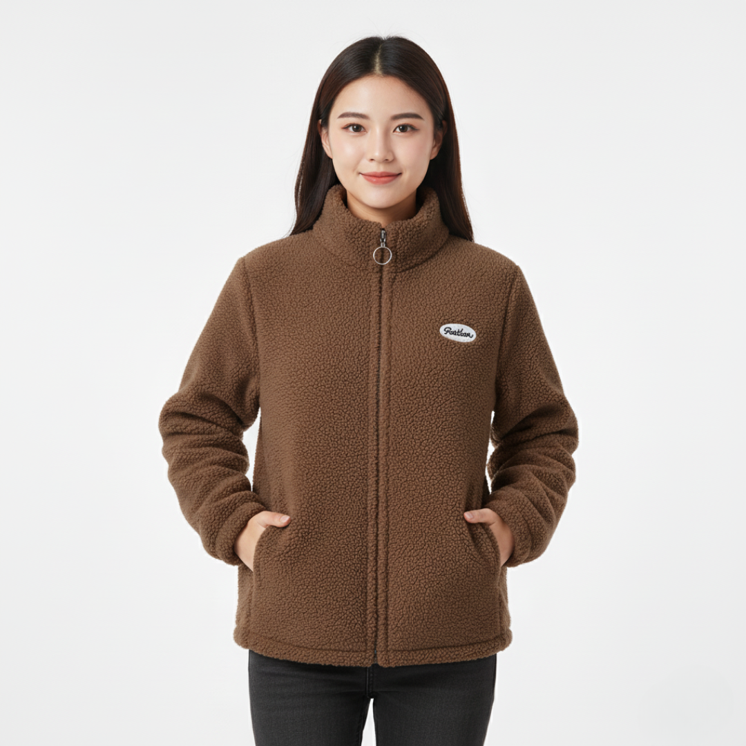 Women's Fleece Teddy Jacket | Lined Jacket with Inner Lining