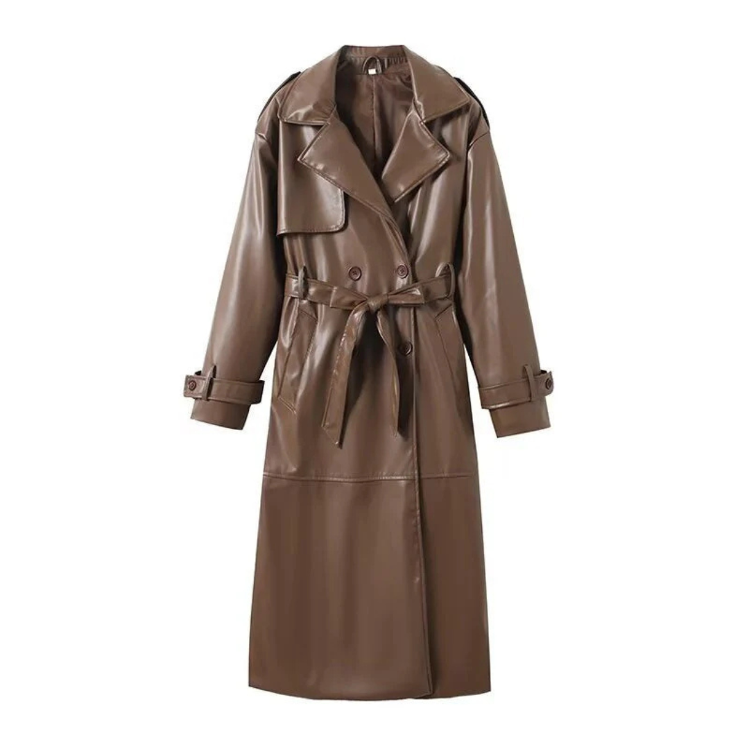 Trenchcoat für Damen | Maxi-Länge mit Reverskragen