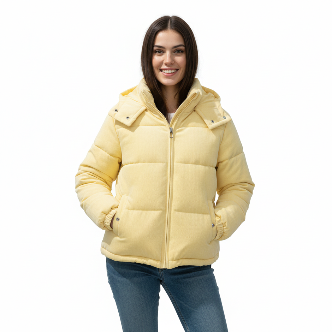 Pufferjacke Damen | Mit Kapuze und Wärmend
