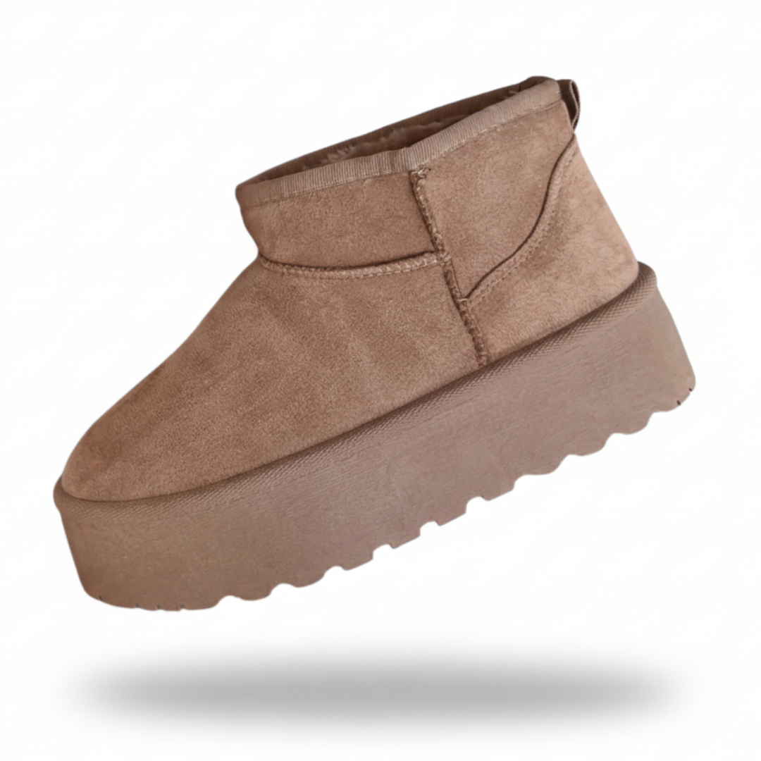 Gefütterte Plateau-Stiefel für Damen