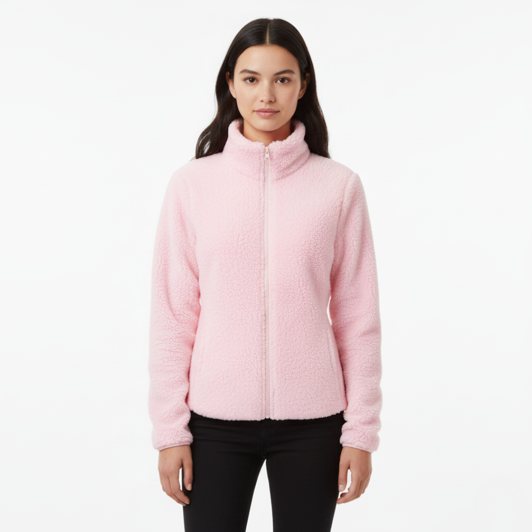 Teddy Jacke Damen | Doppelseitigem Futter