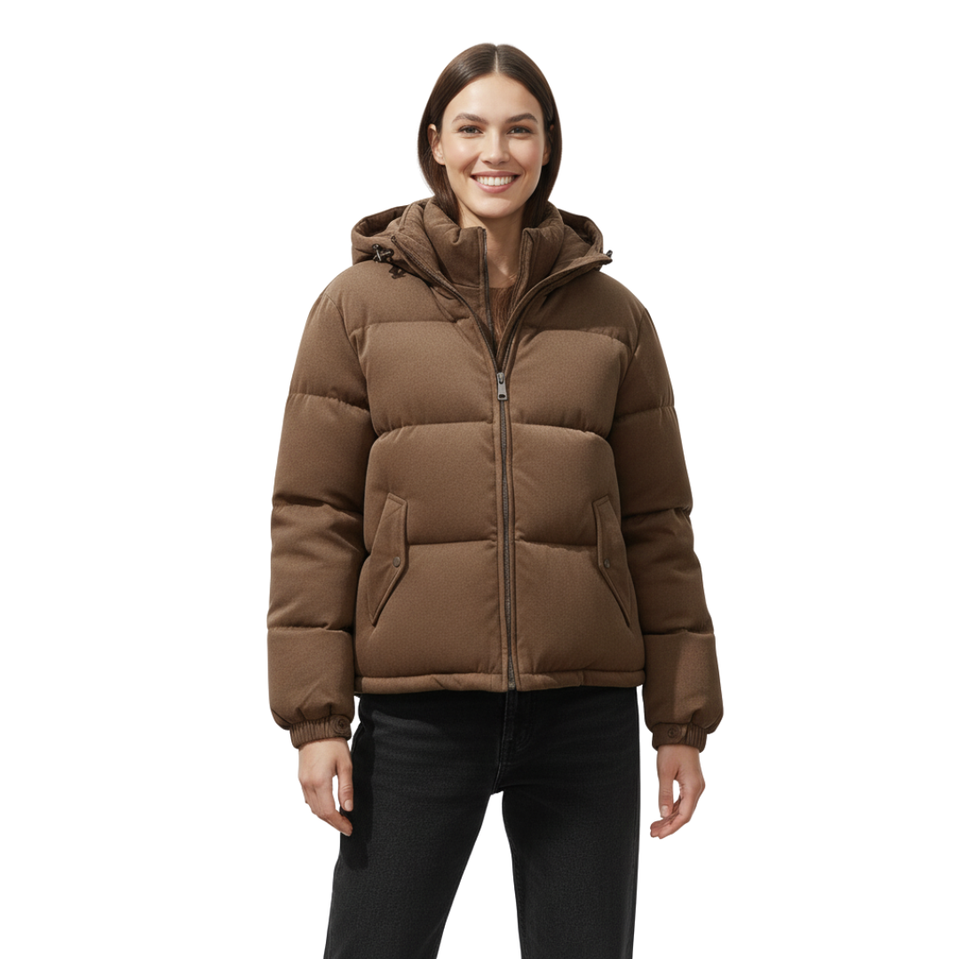 Pufferjacke Damen | Mit Kapuze und Wärmend