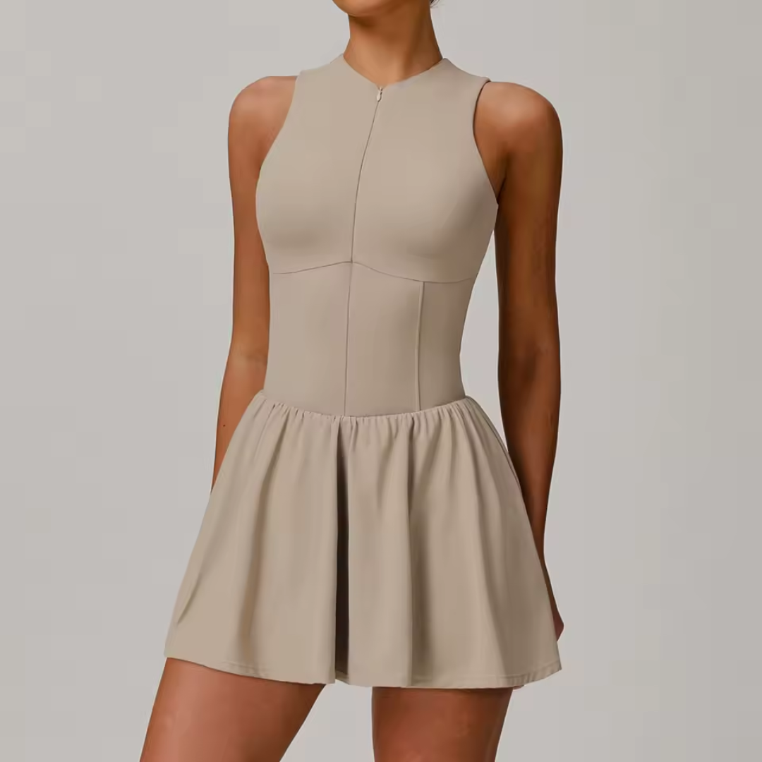 Frauen Padel Kleid | Mit Reißverschluss und Polstern