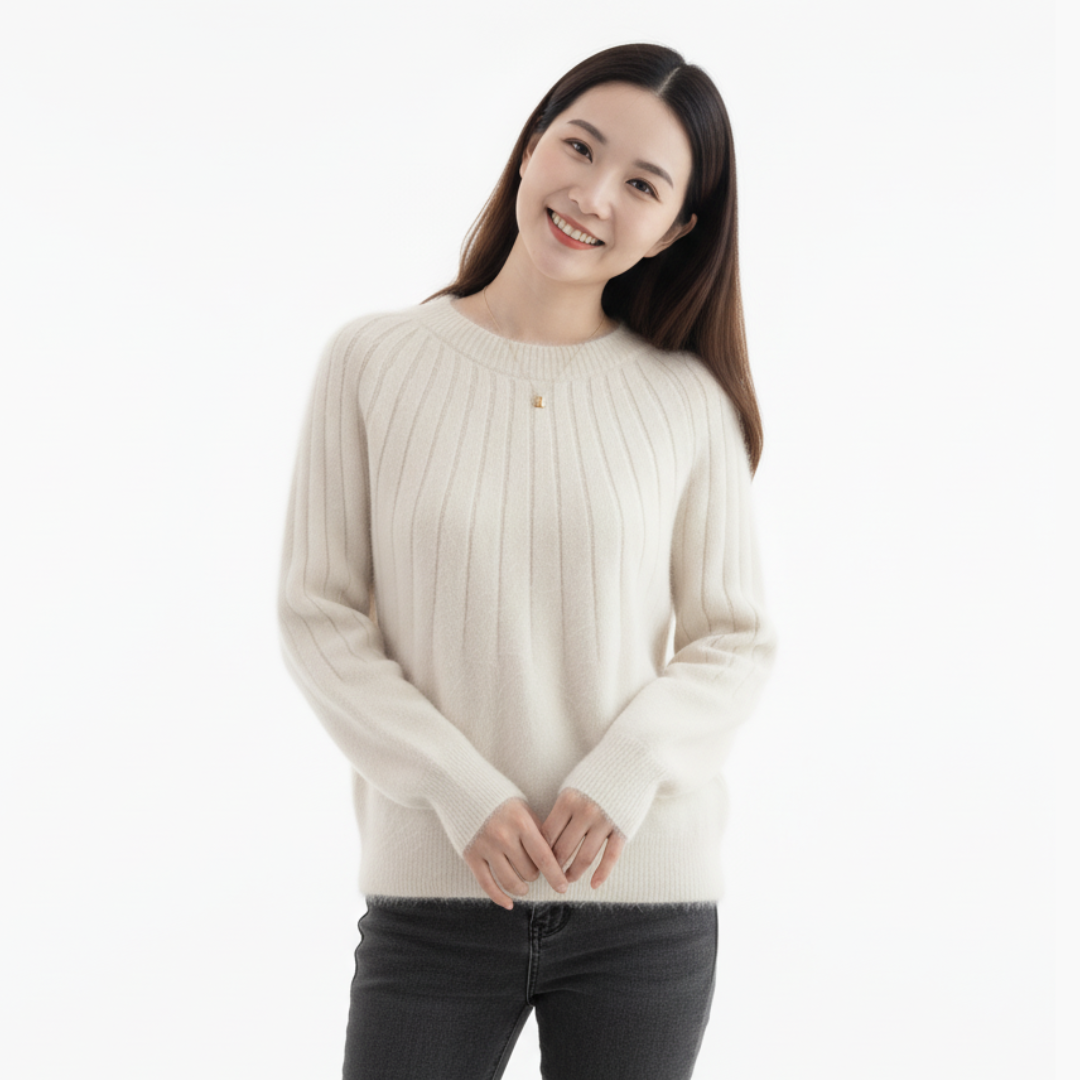 Strickpullover für Damen | Klassisches Langarm Design