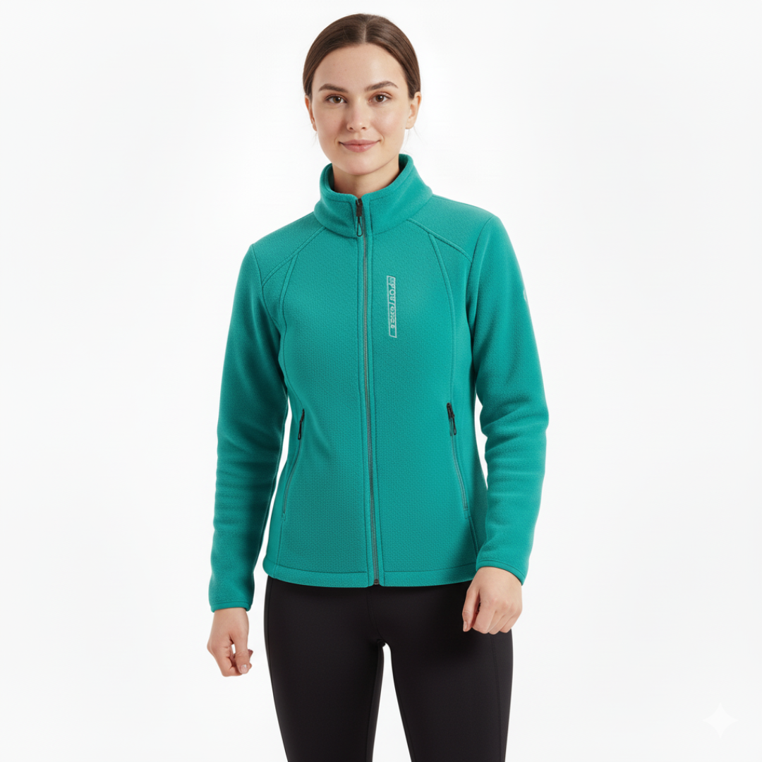 Sport fleece Jacke Damen | Jacke in großen Größen für Outdoor und Freizeit