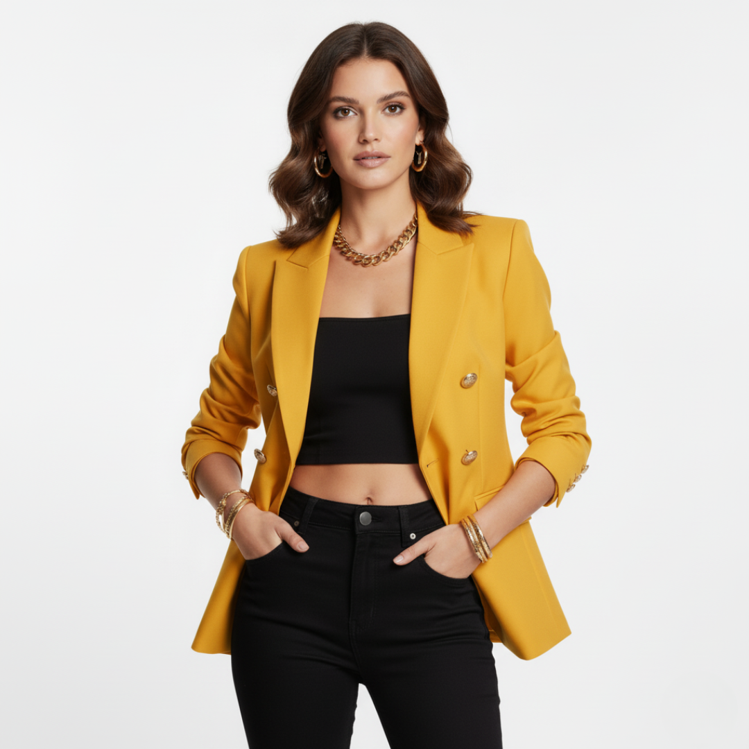 Blazer mit langen Ärmeln für Damen | Formelle Oberbekleidung