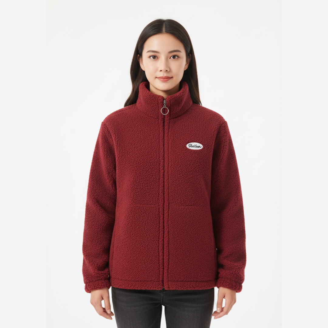 Women's Fleece Teddy Jacket | Lined Jacket with Inner Lining