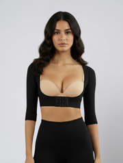 Shapewear Compression Top for Women – Arm Shaper Body Shaper with Front Closure
