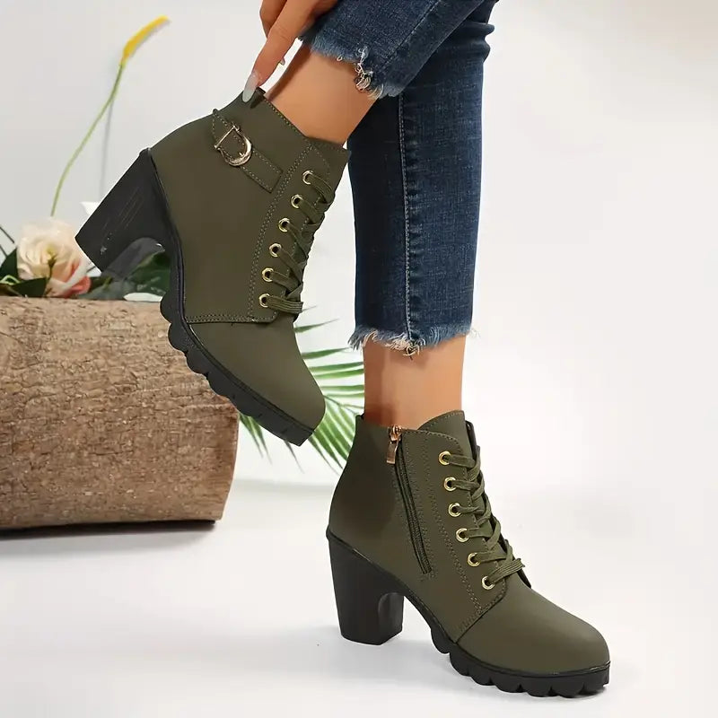 Blockabsatz Stiefel für Damen