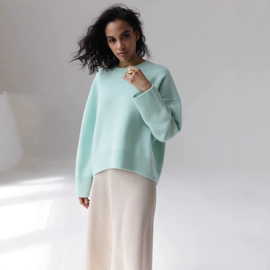 Candyfloss Oversized Pullover für Damen | Lockerer Schnitt