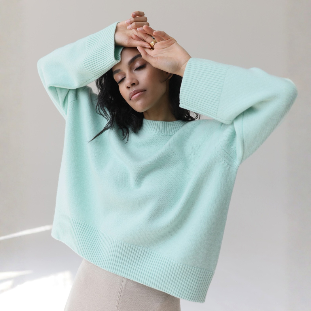 Candyfloss Oversized Pullover für Damen | Lockerer Schnitt