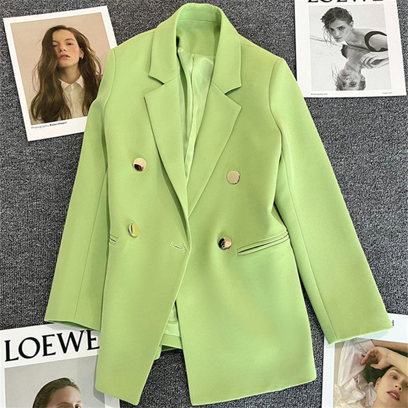 Doppelreihiger Blazer für Damen | Spitzrevers Design