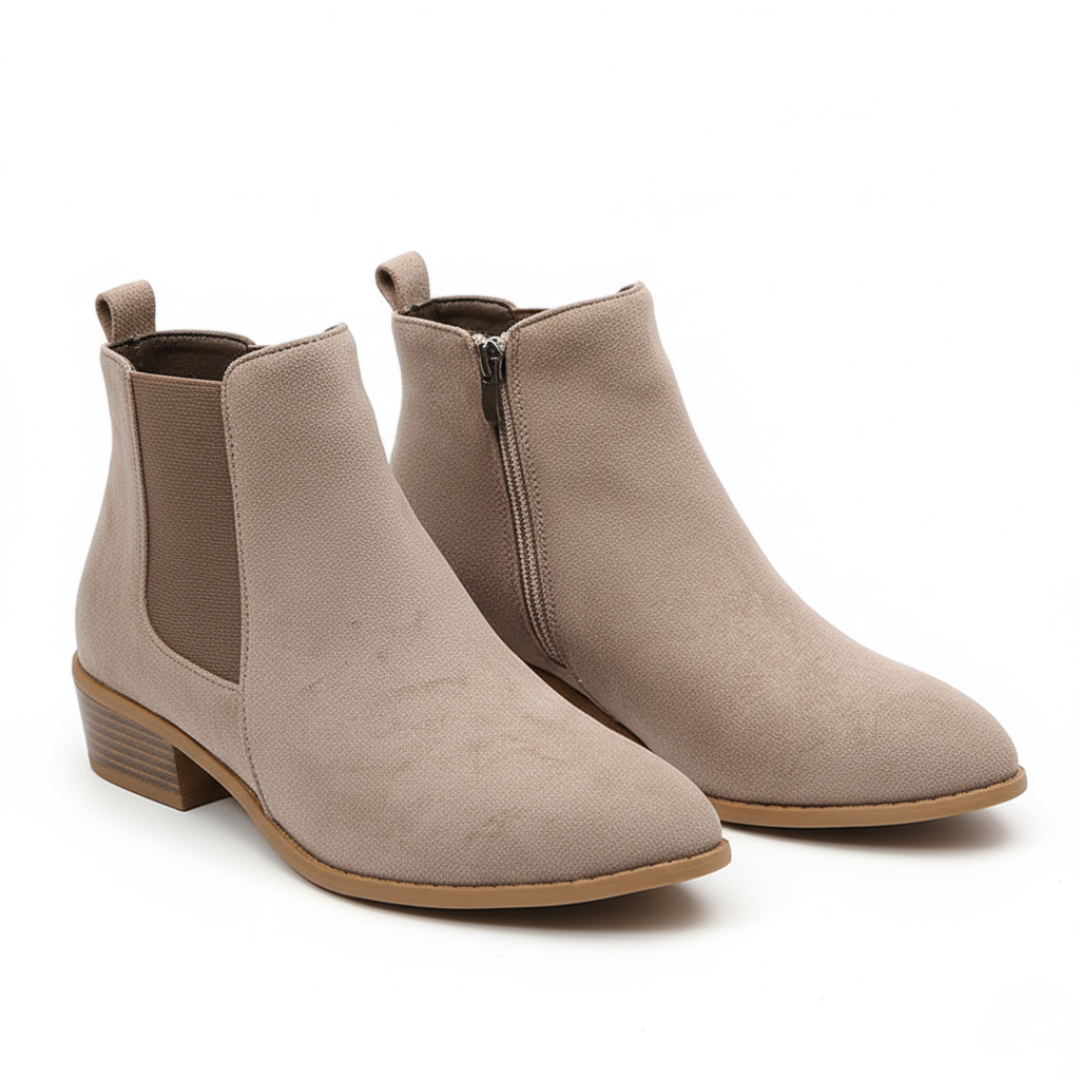 Damen Ankle Boots | Wildlederoptik