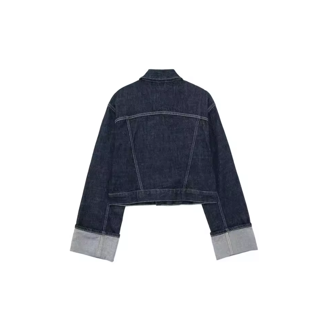 Kurze Jeansjacke für Damen