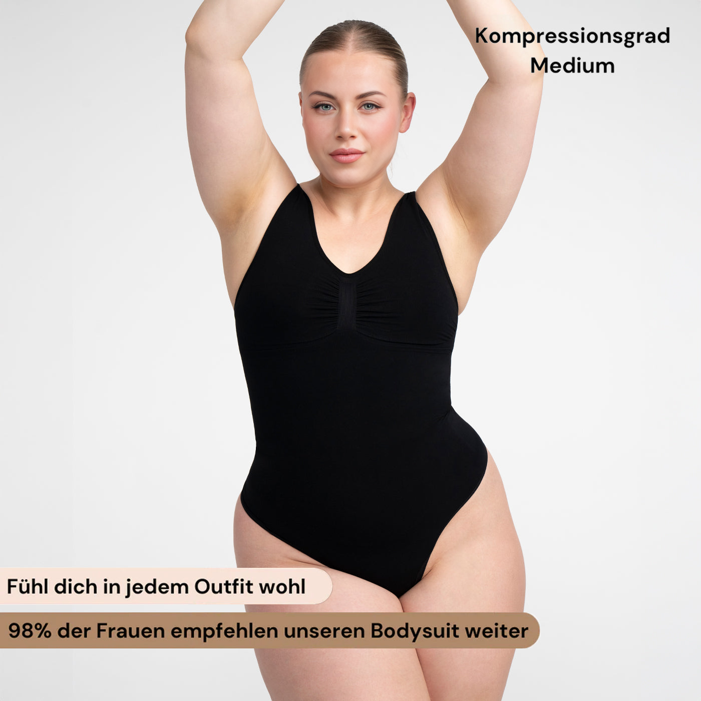 Tank Bodysuit Shaping shapewear with string