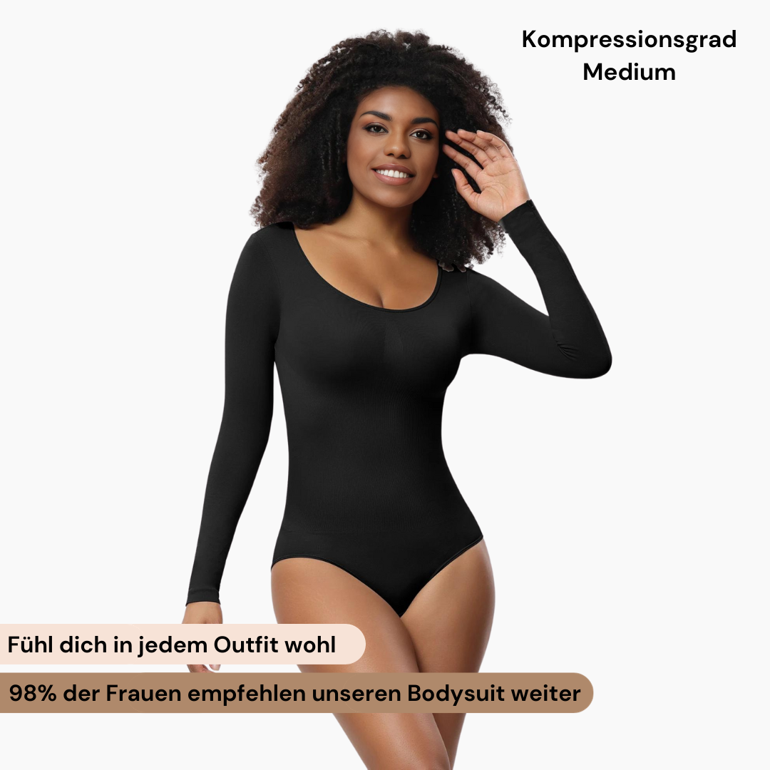 Long sleeve bodysuit sculpting shapewear