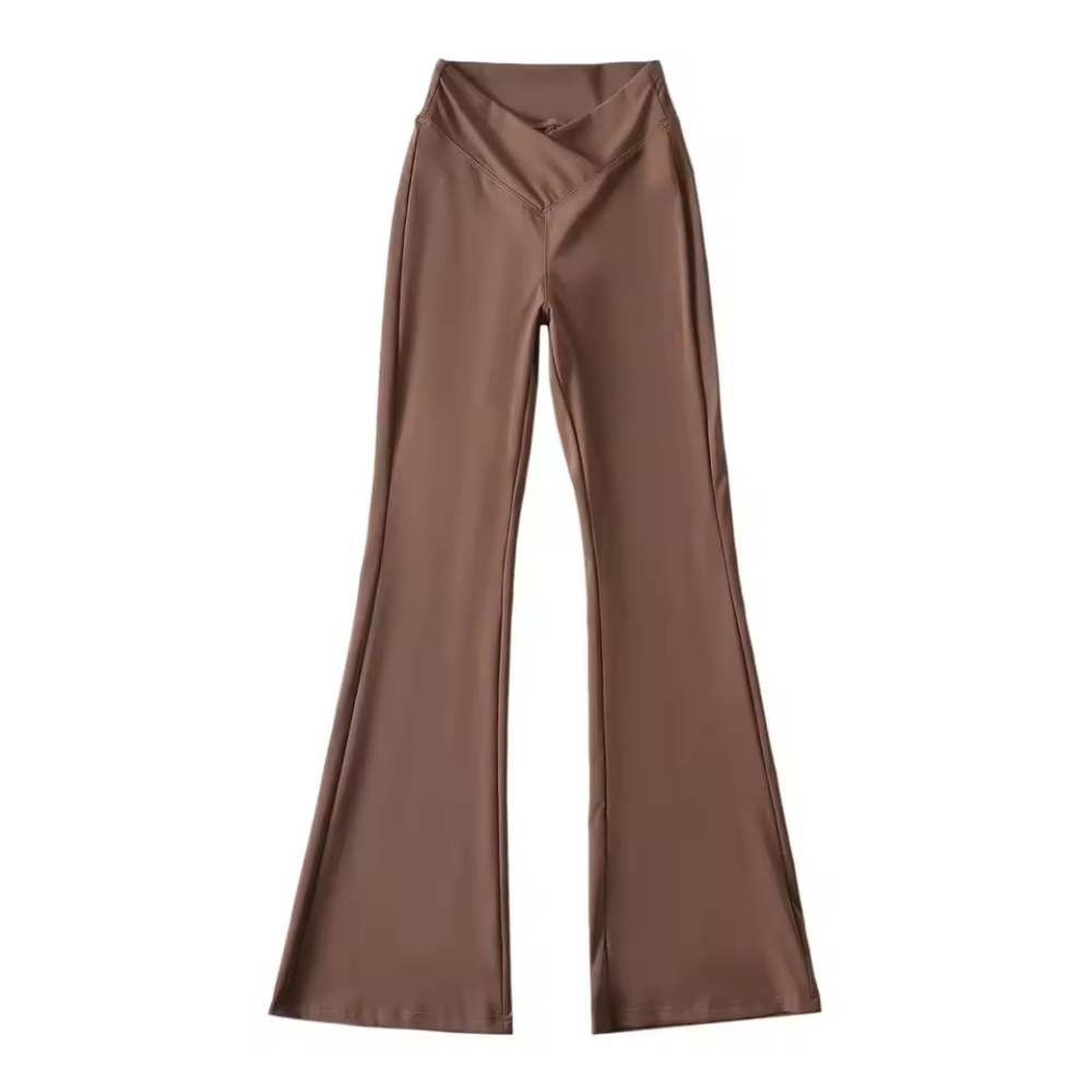 High-waist yoga pants for women | Elastic Slimming Flared Pants