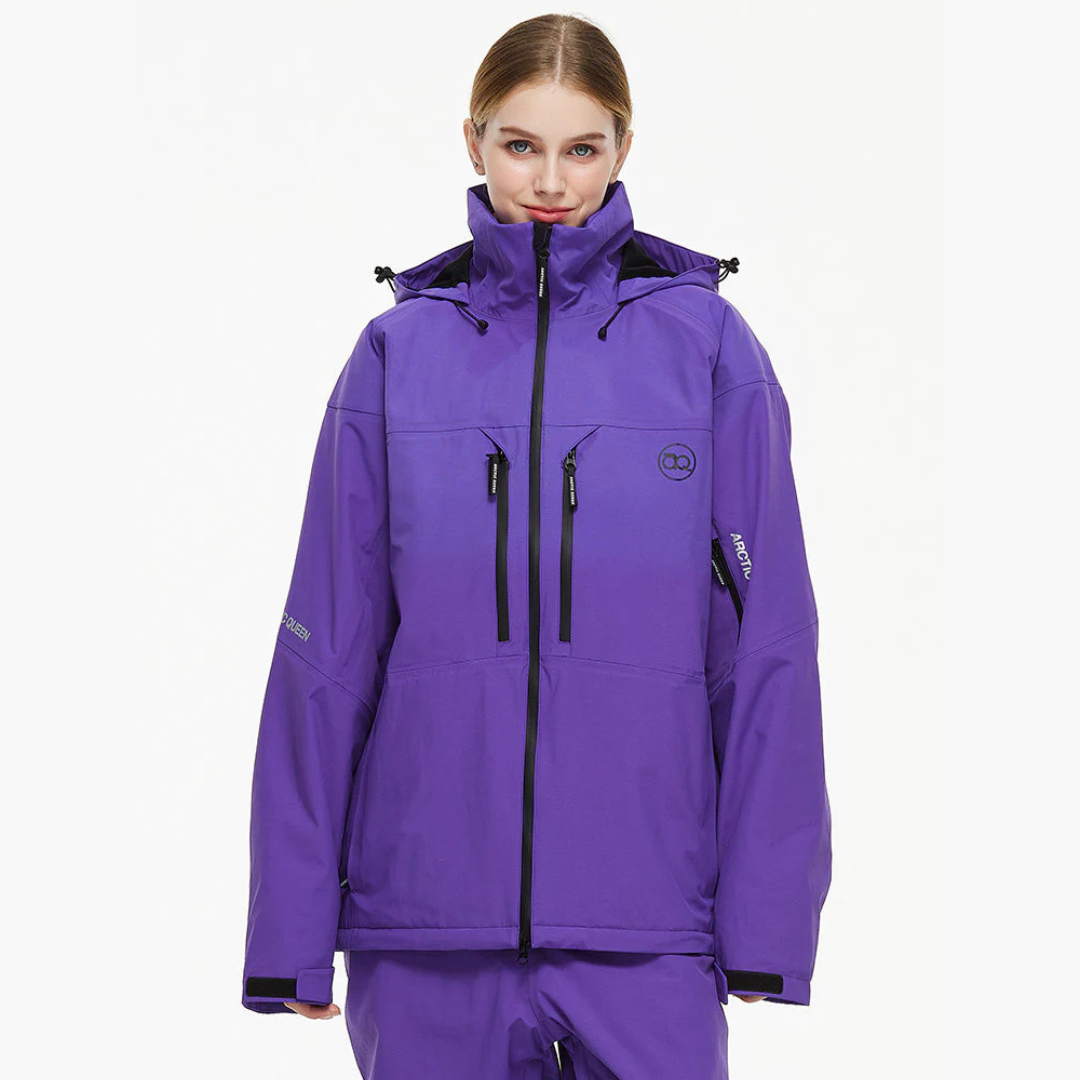 Isolierte Skijacke für Damen | Mit Kapuze