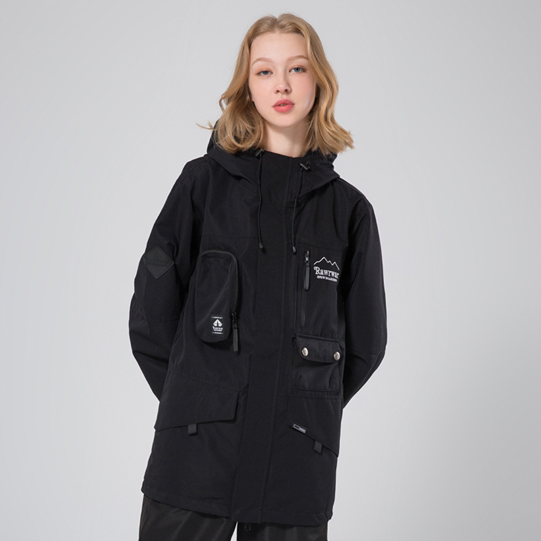 Wintergeeignete Skijacke für Damen | Mit Kapuze