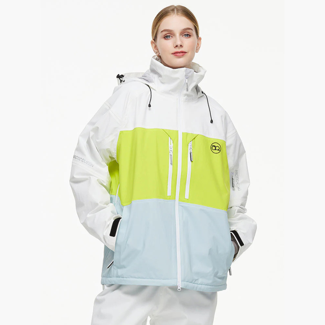 Isolierte Skijacke für Damen | Mit Kapuze