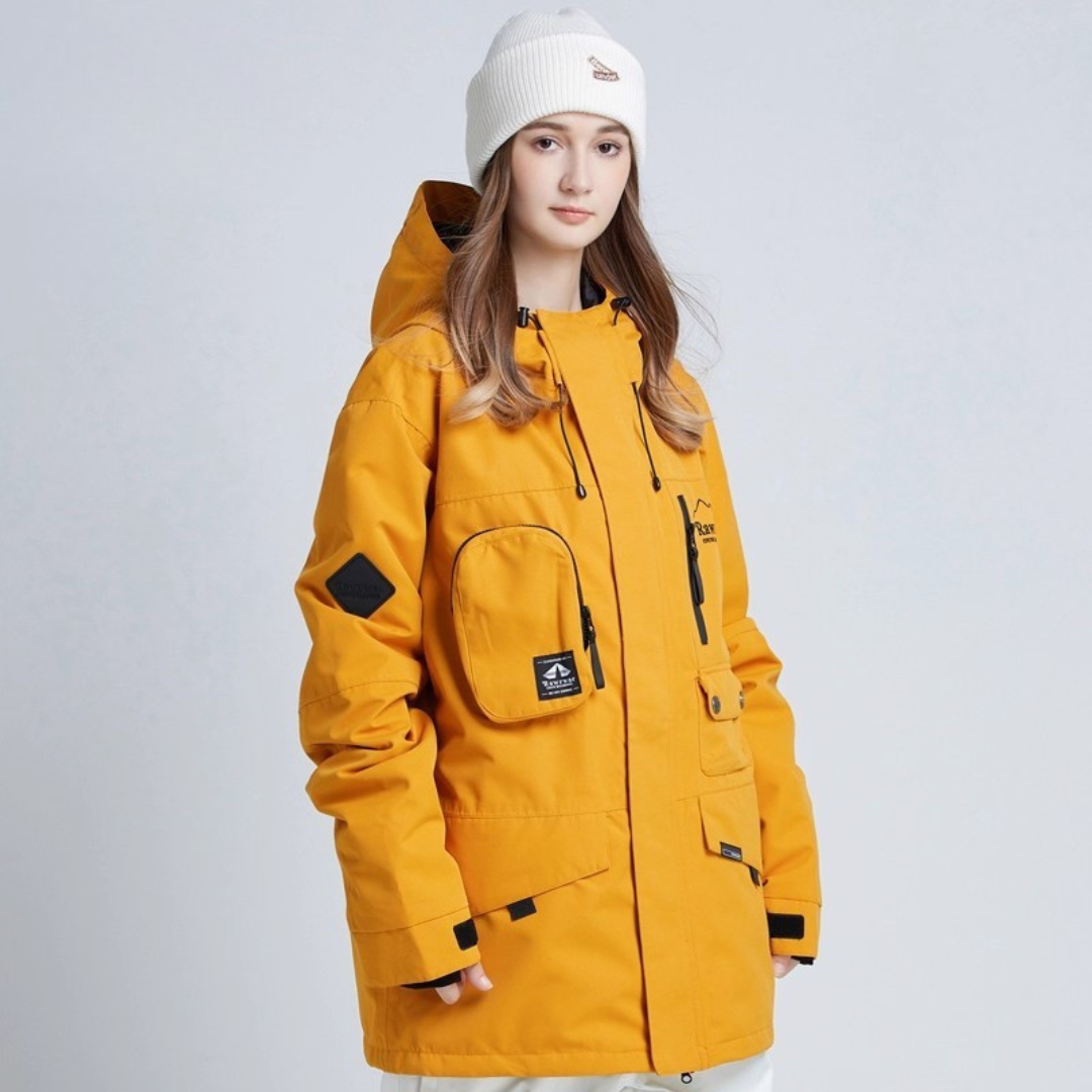 Wintergeeignete Skijacke für Damen | Mit Kapuze