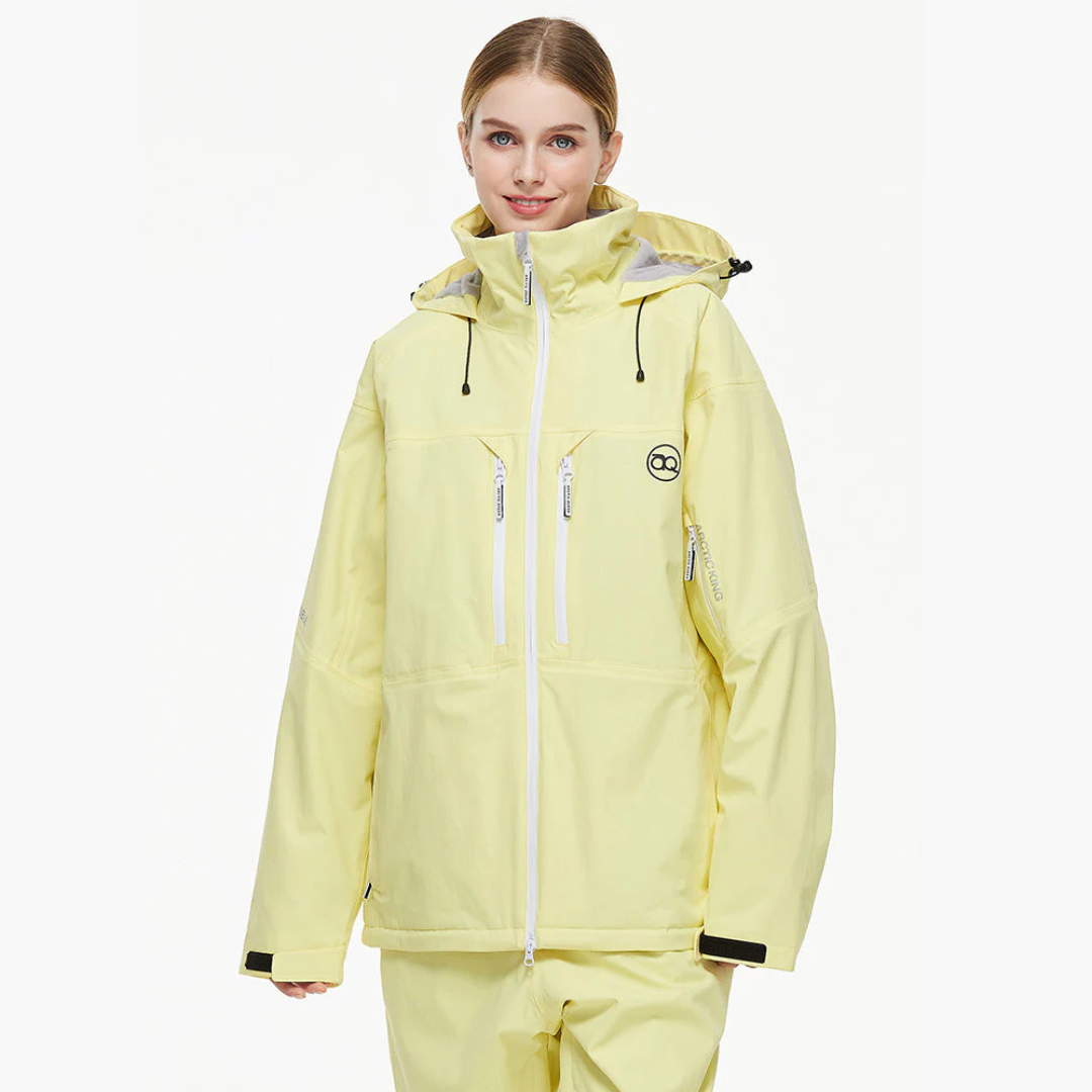 Isolierte Skijacke für Damen | Mit Kapuze