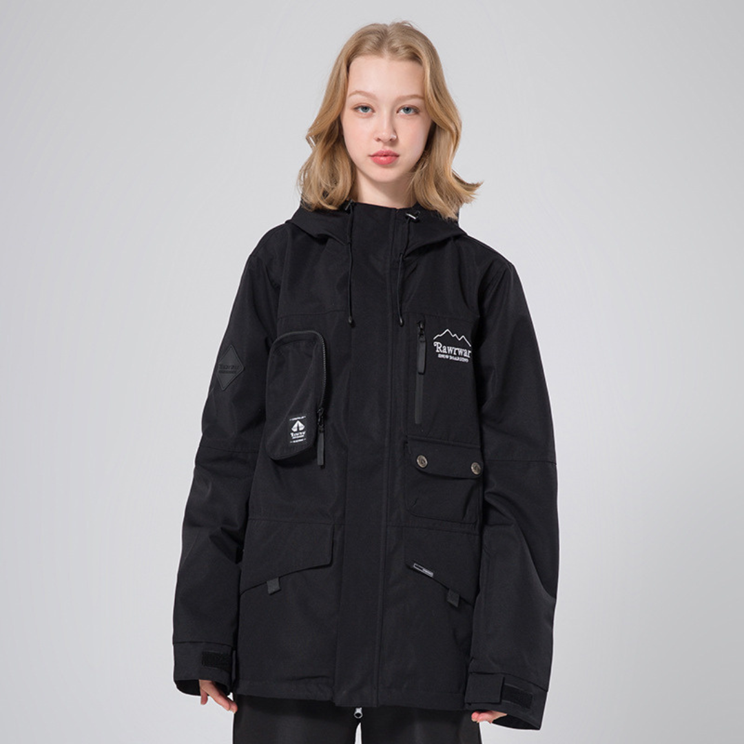 Wintergeeignete Skijacke für Damen | Mit Kapuze