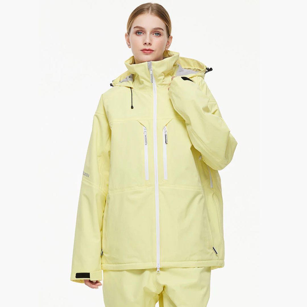 Isolierte Skijacke für Damen | Mit Kapuze