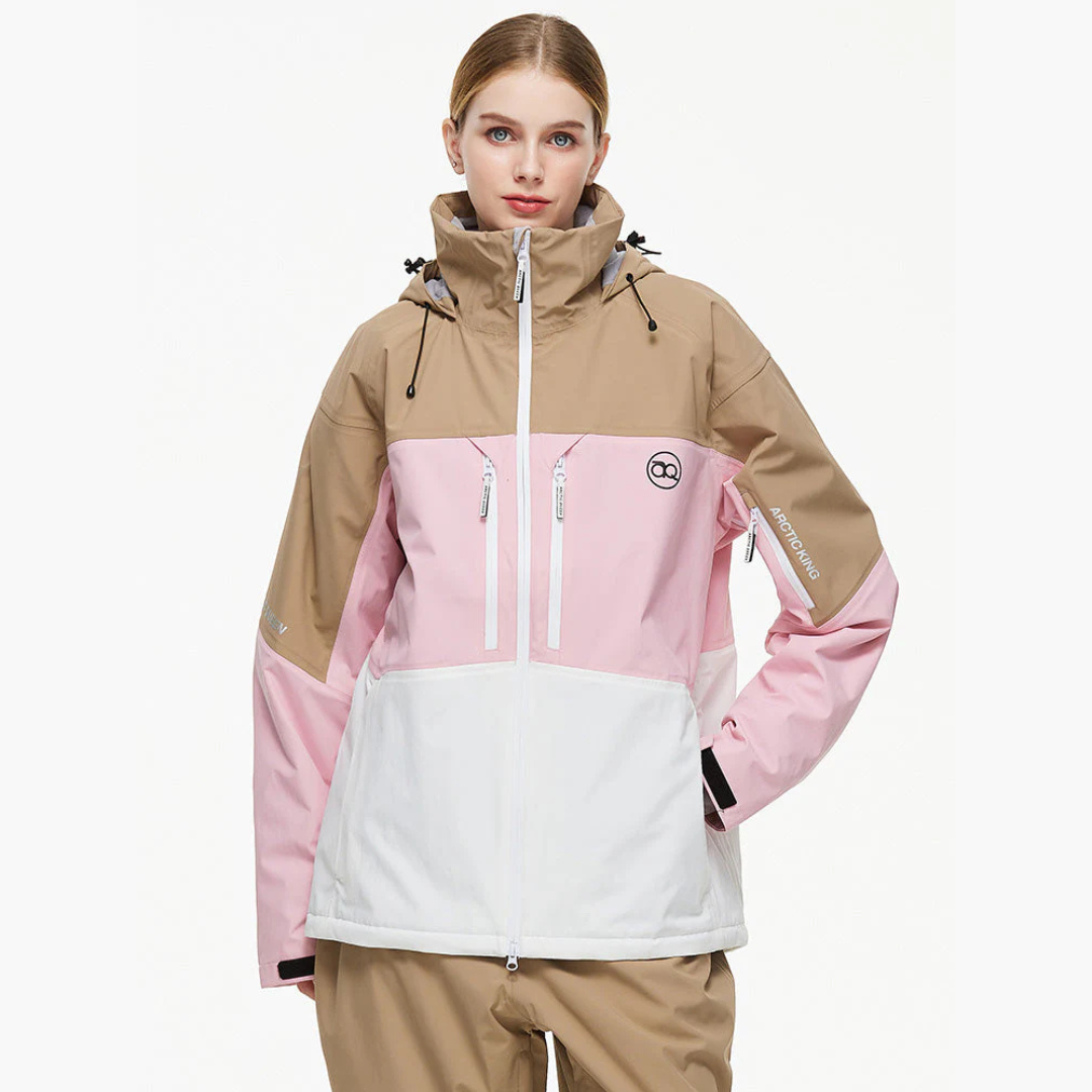 Isolierte Skijacke für Damen | Mit Kapuze