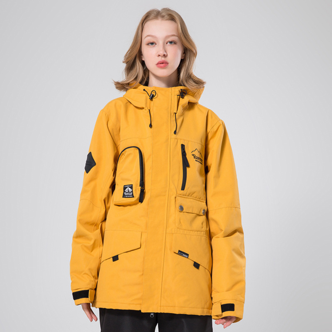 Wintergeeignete Skijacke für Damen | Mit Kapuze