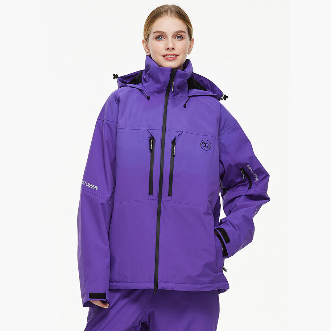 Isolierte Skijacke für Damen | Mit Kapuze