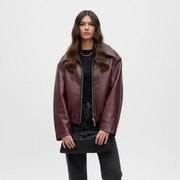 Lederjacke für Damen | Mit Reverskragen