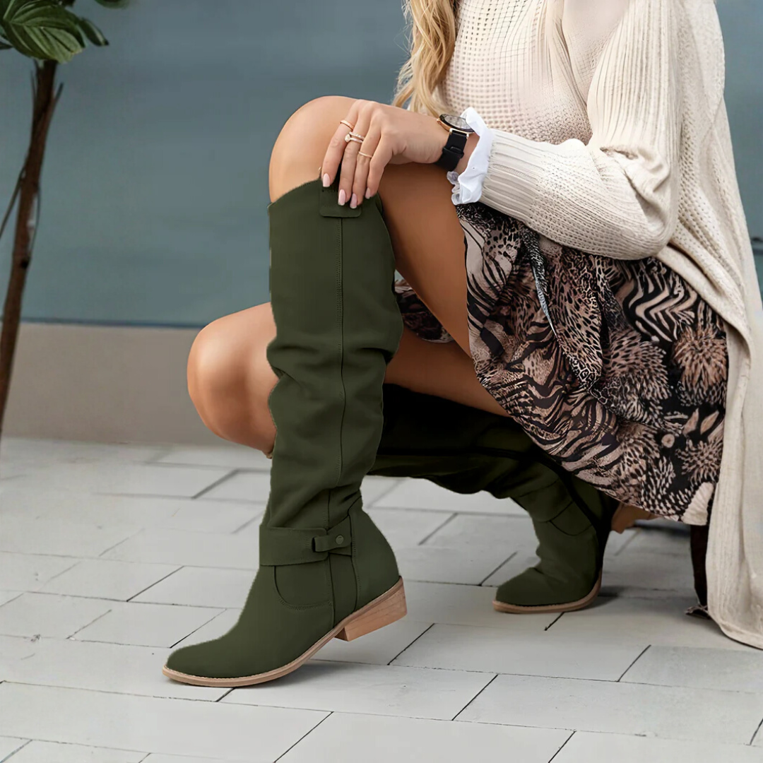 Knee boots for women | Objective execution