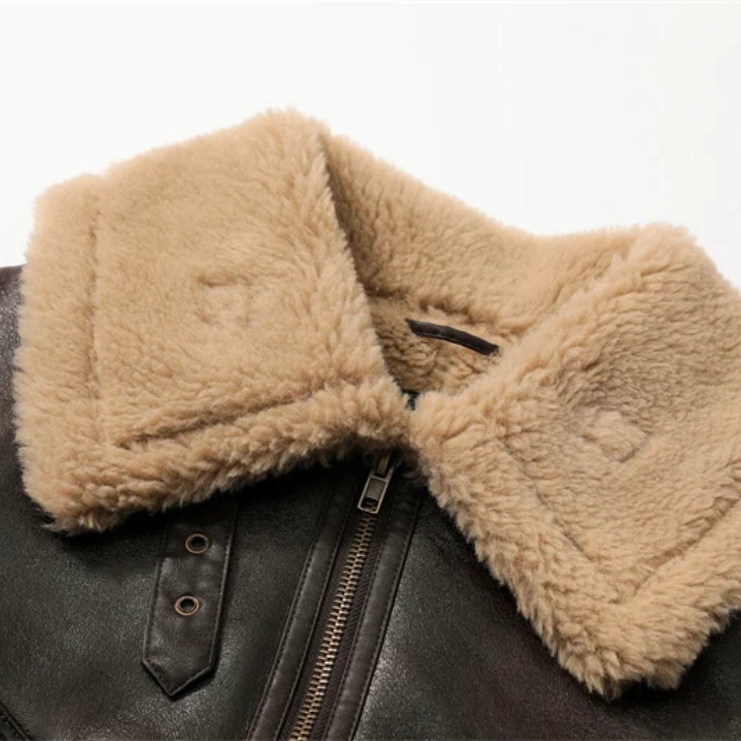 Kurzjacke für Frauen | Reißverschluss mit Taschen