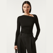 Langarmshirt für Damen | Asymmetrisches Design