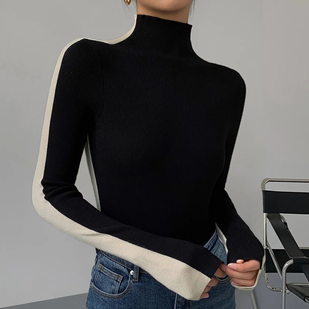 Langarmshirt für Damen | Bicolore und Double Face