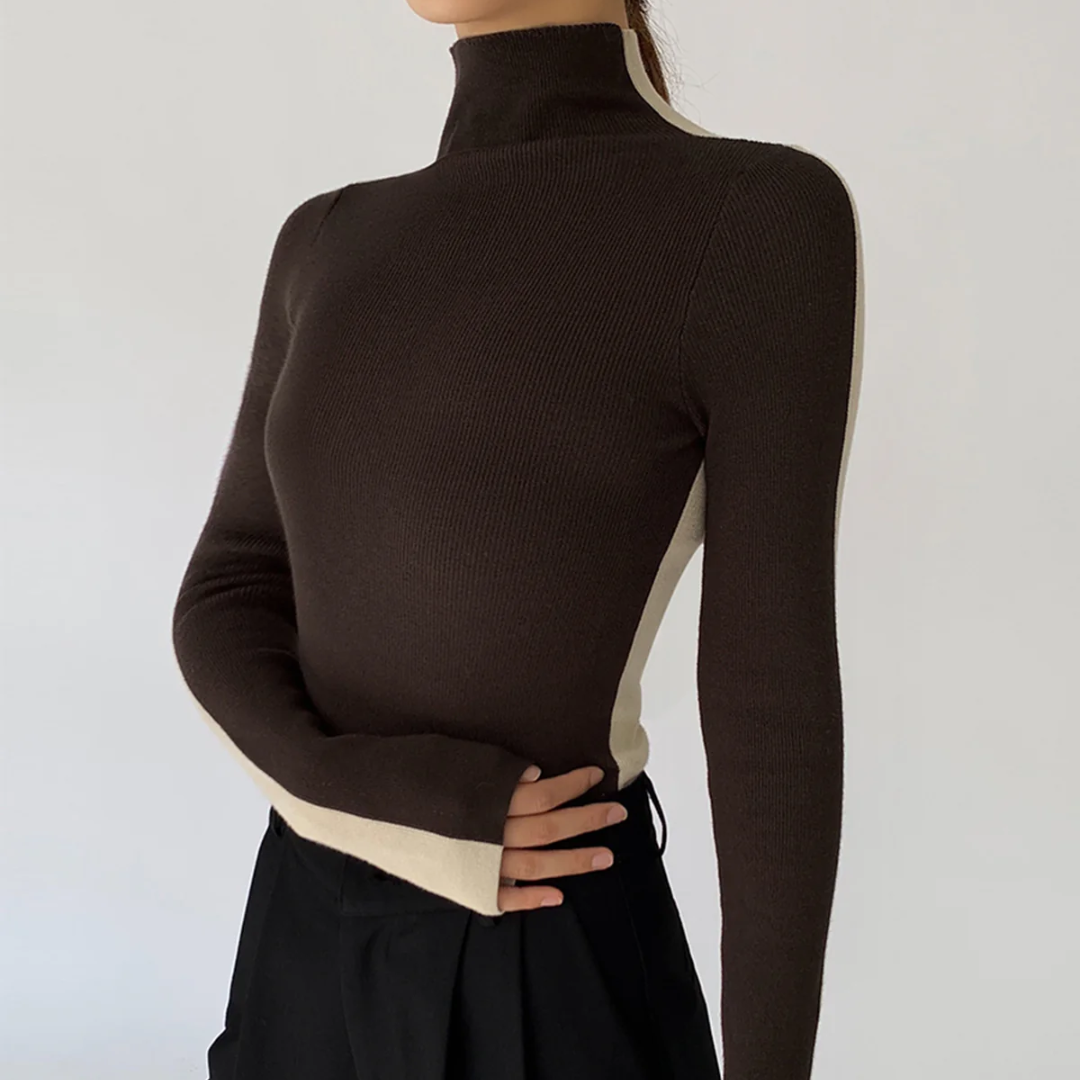 Langarmshirt für Damen | Bicolore und Double Face