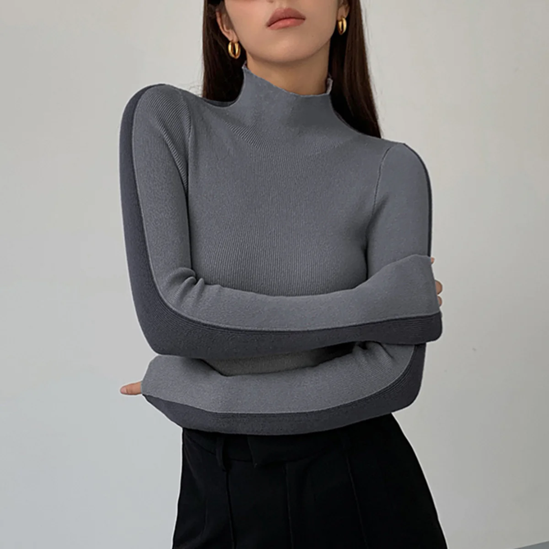 Langarmshirt für Damen | Bicolore und Double Face