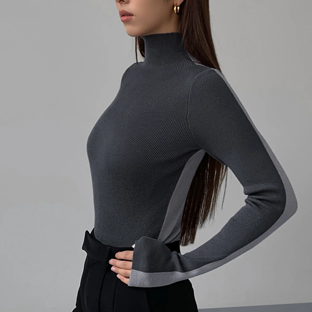 Langarmshirt für Damen | Bicolore und Double Face