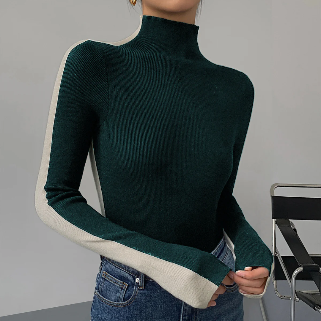 Langarmshirt für Damen | Bicolore und Double Face