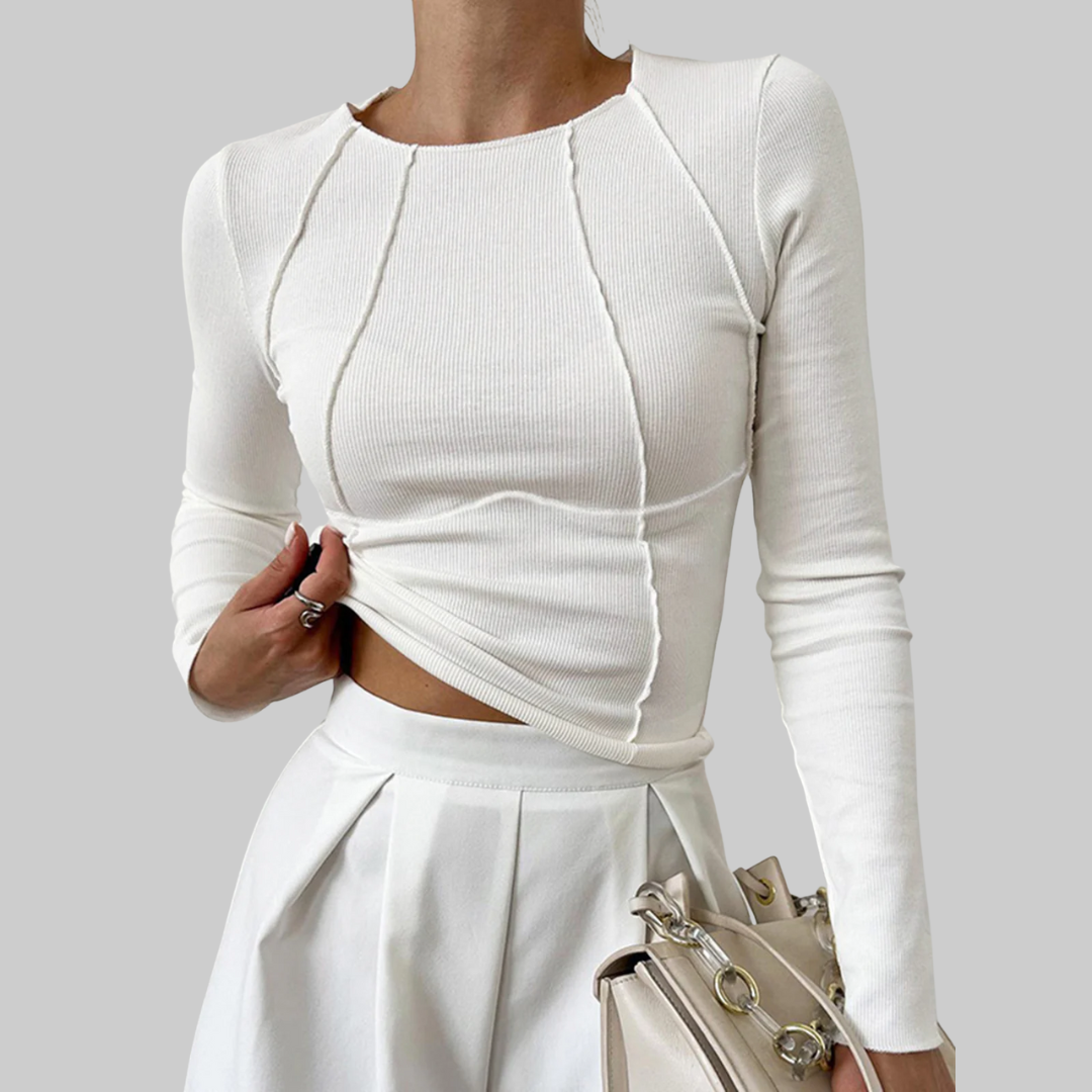 Langarmshirt für Damen | Einfaches Design