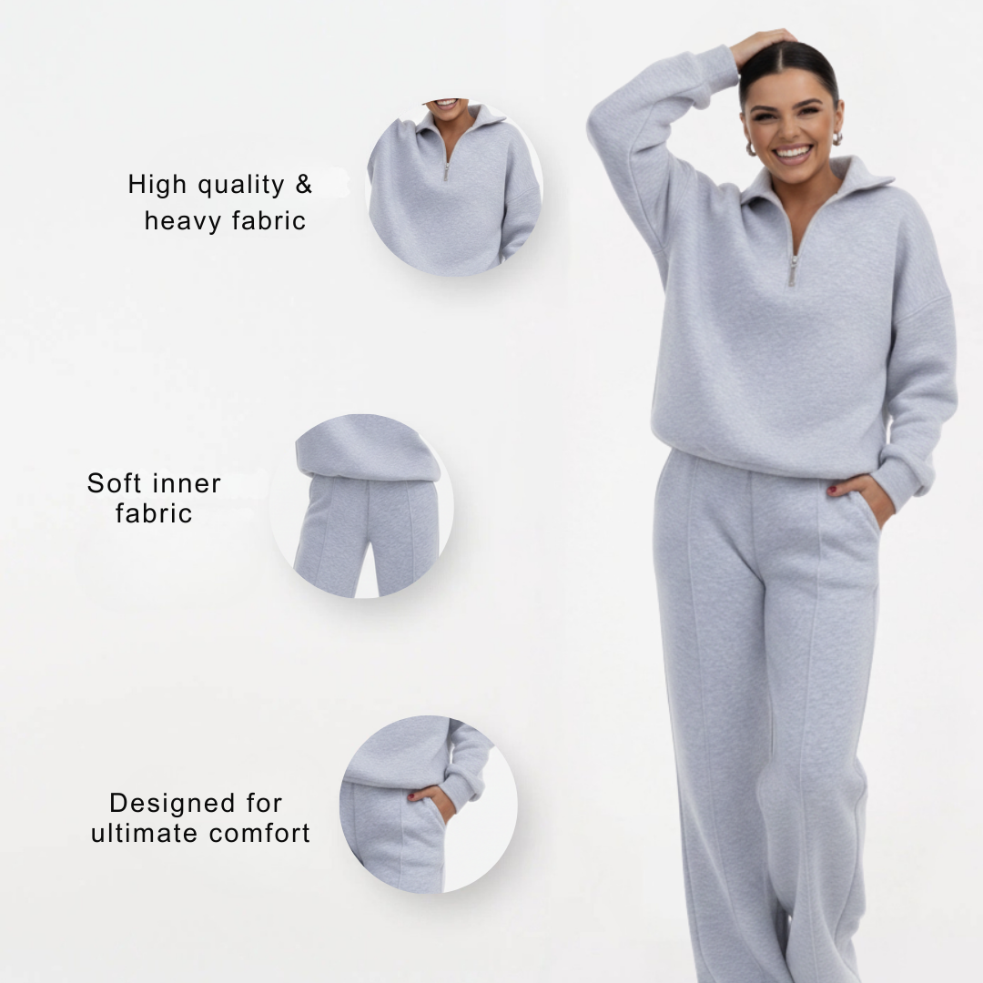 Trainingsanzug für Damen | Zweiteiliges Pullover Set