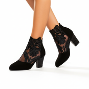 Mid-Calf Heel Boots for Women | Medium shaft height